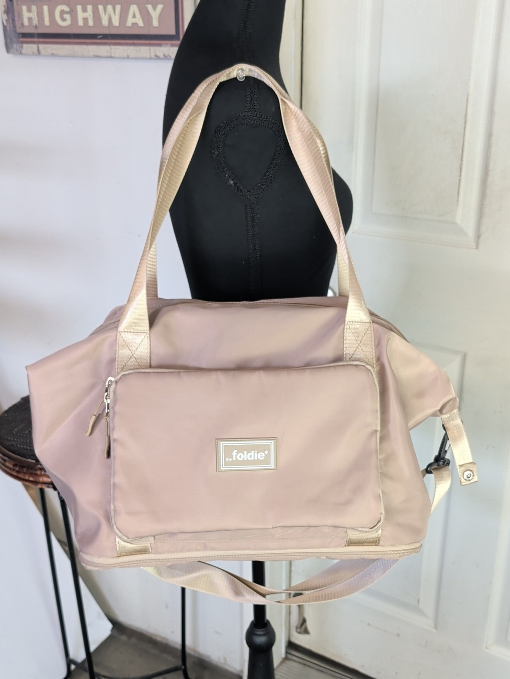 The Foldie Travel Bag Beige
